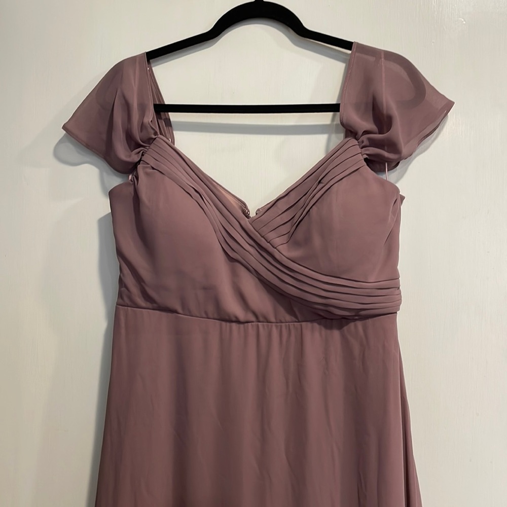 Birdy Grey bridesmaid dress dark mauve size large
